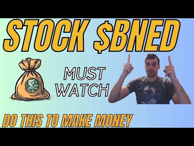 Must Watch This Analysis on $BNED (Barnes and Noble) ️ Price Will Go To This Area!!!