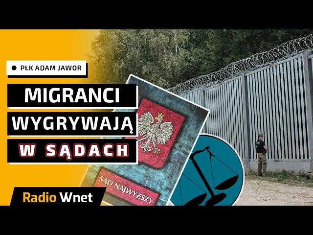 Nielegalni migranci spadli z płotu na granicy i doznali obrażeń. Pozwali SG  i wygrali w sądzie!