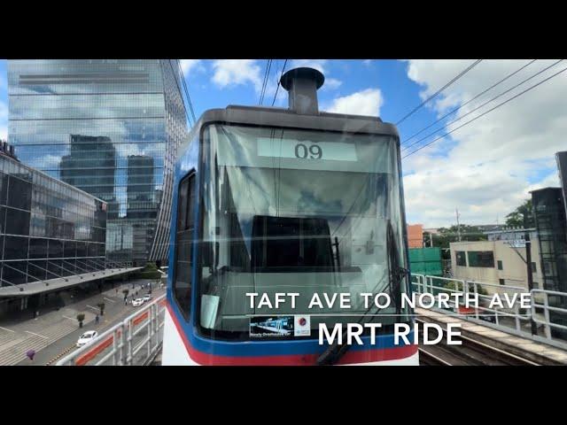 Virtual Tour | MRT Ride | Taft Avenue to North Avenue