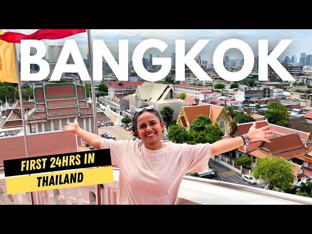 The most PERFECT first day in BANGKOK, Thailand  | Airport Essentials, Khaosan road & Siam Centre!
