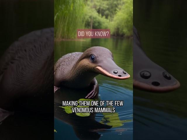 Unbelievable Facts About the Venomous Platypus You Won't Believe! #shorts
