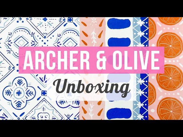 Archer and Olive Haul! Unboxing New Items + June 2022 Subscription Box - Pens, Stickers, Washi, Etc!