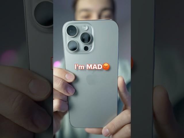 I’m MAD at my iPhone#iphone