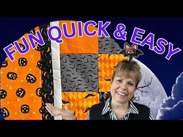 Fast Easy Quilt Kit - Simply Bat-tastic