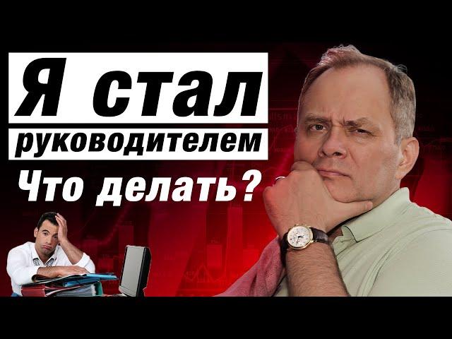 Начинающий руководитель: что важно сделать первым делом? / Александр Высоцкий