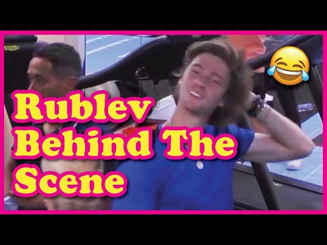 Andrey Rublev Behind the Scene at AO2023 丨Funny Moments 