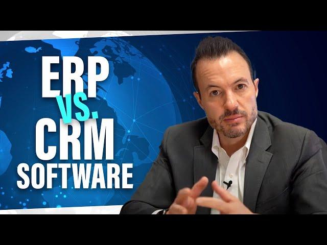 ERP vs. CRM Software: What Is the Difference? [Sales Automation vs Enterprise Resource Planning]