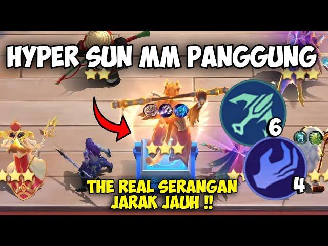 UNLIMITED MONYET PANGGUNG?? HYPER SUN 6 MARSKMAN 4 SUMMONER COMBO MAGIC CHESS MOBILE LEGENDS 2024