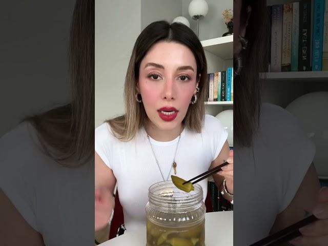 Bamya turşusu ciddi bir mesele!? #bamyaturşusu #okra #pickles #asmr #mukbang #tastetest #shorts