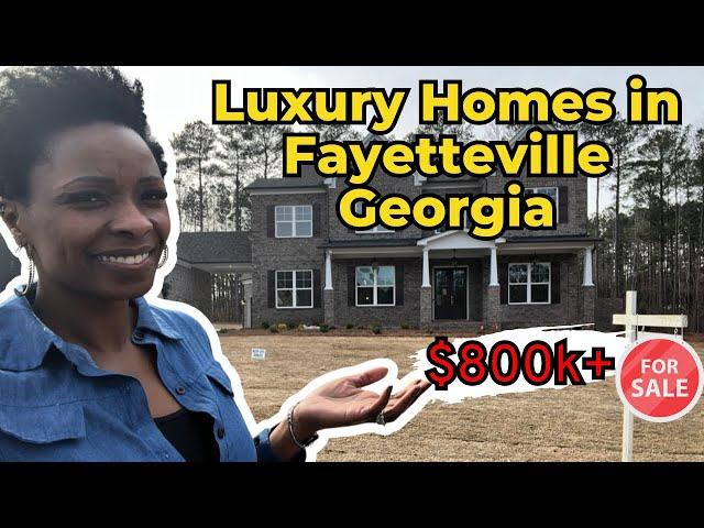 Luxury Homes in Fayetteville, Georgia $800k+, 1+ acre lots, 4,000+ square feet