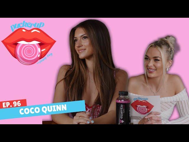 COCO QUINN SPILLS ALL THE TEA ON HER LIFE: Love, Friends, Music | Pucker Up