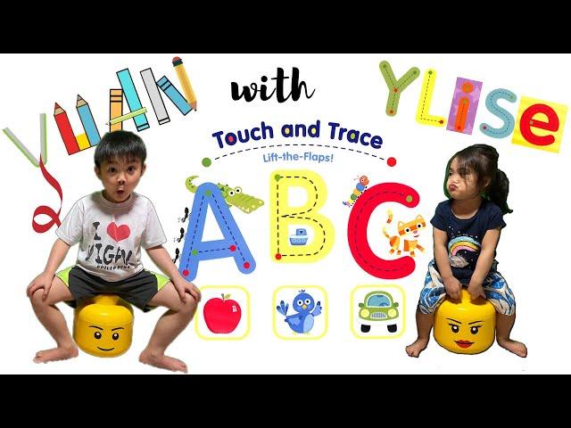 Yuan with Ylise read | Touch and Trace Lift the Flaps ABC