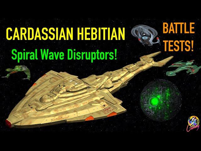 NEW Cardassian Hebitian Class VS BORG / Enterprise F / Klingon Flagship -Star Trek Starship Battles