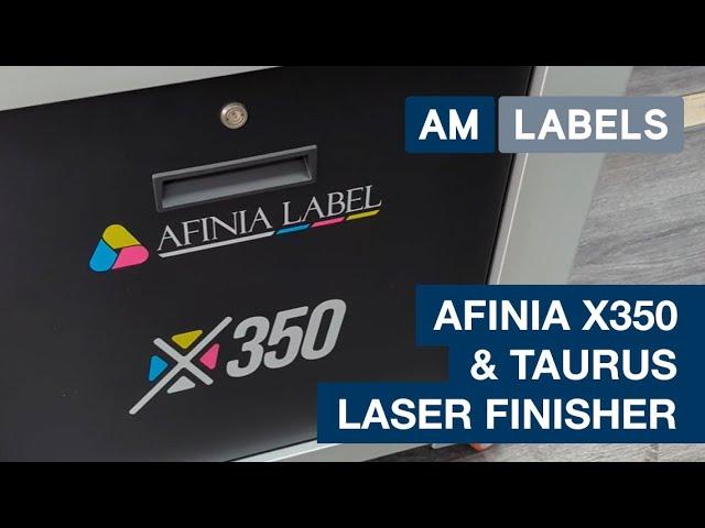 Afinia X350 Label Press Alongside DPR Taurus Laser Finisher