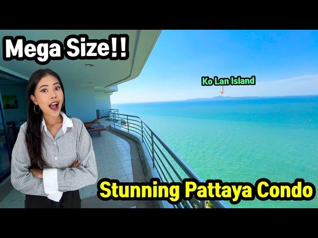 Just Amazing!!! I’ve NEVER Seen a Stunning Pattaya Seaview Condo with Such a Huge Balcony