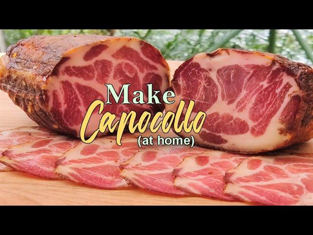 Easy way to make dry cured Italian Capocollo at home - Dry Curing Meats for Beginners