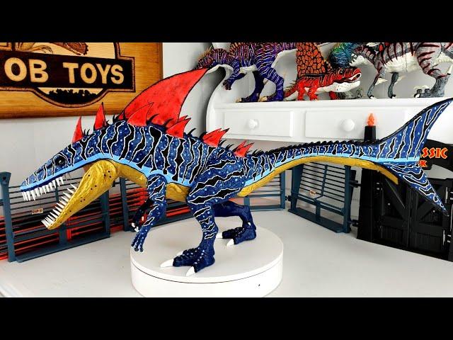 CUSTOM OB TOYS MOSASAURUS STREET SHARK | INDOMINUS REX | CHAOS EFFECT | JURASSIC WORLD | SHARK WEEK