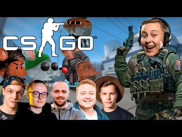 TUBETTAJIA PÄIHIN (CS:GO feat. Pavlovin Rotat, Justimus, Eeddspeaks, Matteplays ja HanskaJone)