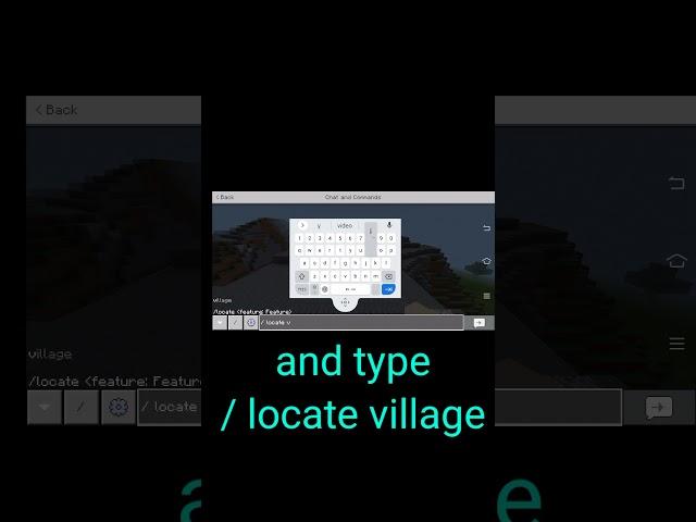 How to find village in minecraft easilY