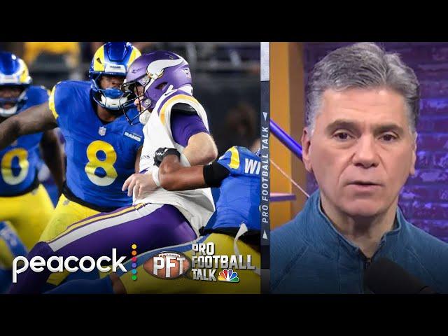 Minnesota Vikings’ Sam Darnold had ‘walls closed in’ vs. Rams | Pro Football Talk | NFL on NBC