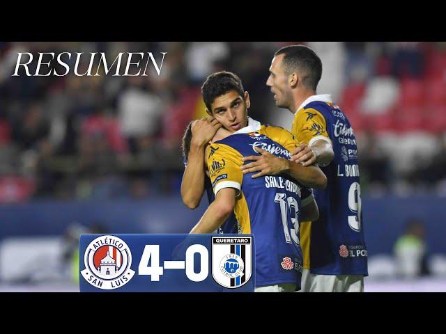 ATLÉTICO DE SAN LUIS 4-0 QUERÉTARO J13 | El ATLÉTICO se queda con el CLÁSICO DE LA 57