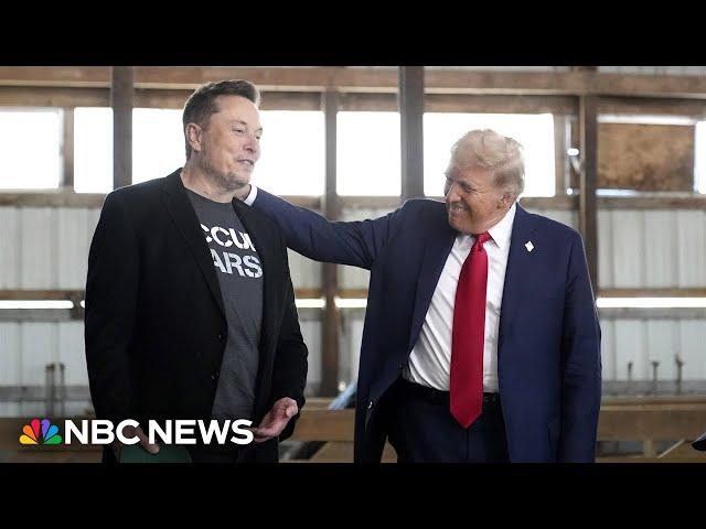 LIVE: Trump holds Oval Office event with Elon Musk | NBC News