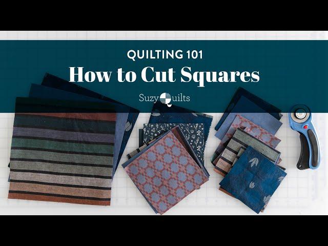 Beginner Quilting Tutorial: How to Cut Squares