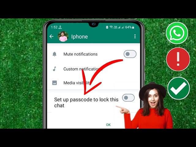 Set up passcode to lock this chat problem WhatsApp 2024 | Set passcode on Whatsapp