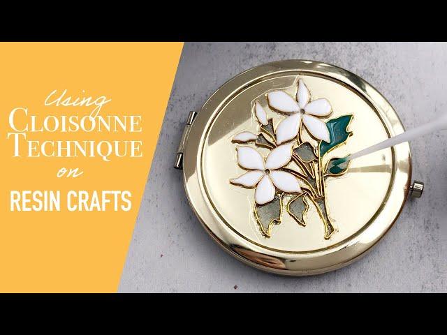 Using Cloisonne Technique On Resin Crafts | When Ancient Technique Meets New Materials