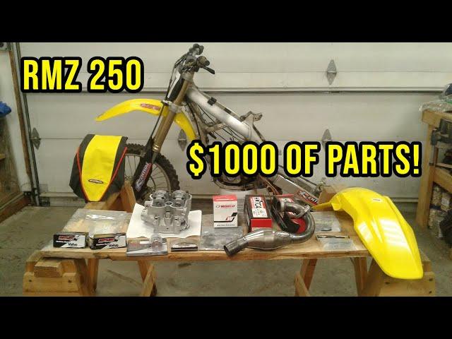RMZ 250 Aftermarket parts! Megabomb, Hotcams, Wiseco Piston, and MORE!