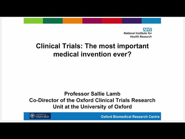 Clinical Trials: One of the most important medical inventions in the last 100 years