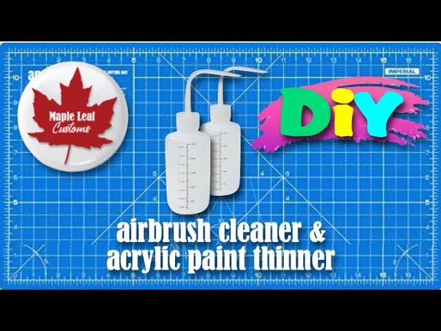 DIY airbrush cleaner and acrylic paint thinner | save $$