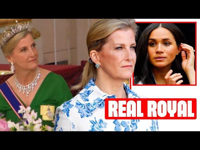 Duchess Sophie Fires WARNING SHOT To Meghan At Japan State Banquet With Catherine's Tiara