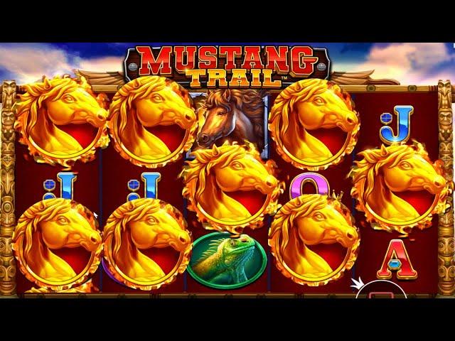 MUSTANG TRAIL EPIC GAMEPLAY NON STOP BONUS BUY ONE HOUR ONLINE CASINO ONLINE SLOT