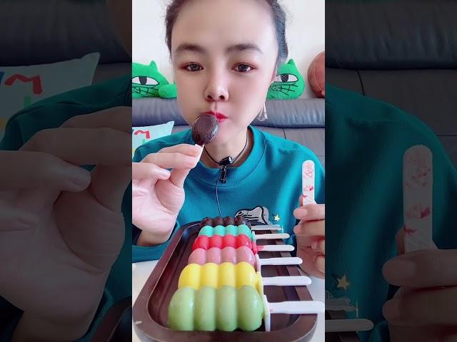 ice cream eating asmr, กินไอติม, asmr çıtır dondurma yemek