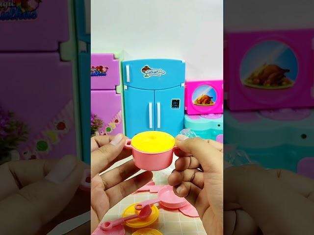 Satisfying with Unboxing & Review Hello Kitty Kitchen Set #hellokittykitchenset #hellokitty #shorts