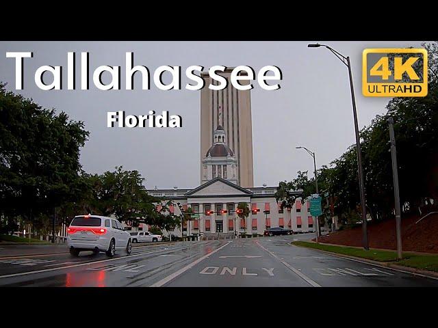 Tallahassee Florida FL 4k Downtown Tour Video