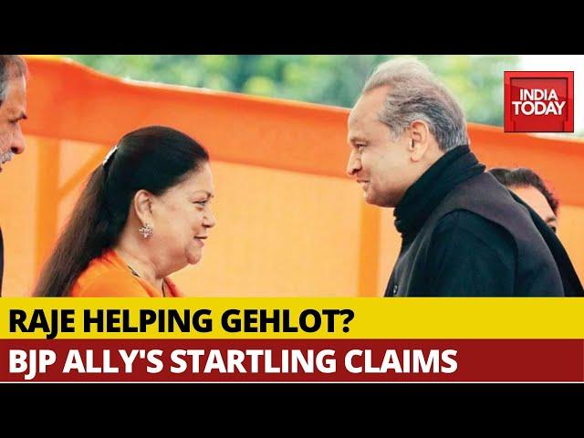 Vasundhara Raje Helping Rajasthan CM Ashok Gehlot, Says BJP Ally Hanuman Beniwal