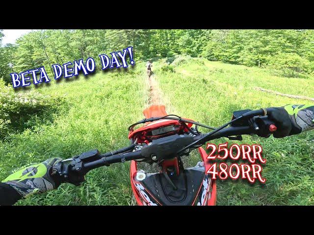 Its a baby bike! - Beta demo day - Beta 250rr - Beta 480rr