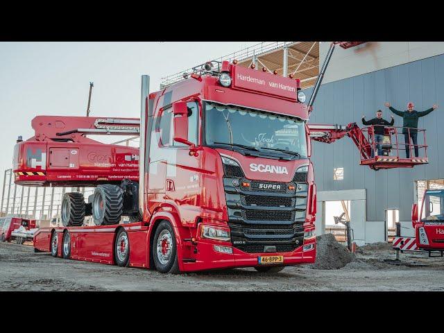 De mist in met oorverdovende Scania S650 van Hardeman van Harten!