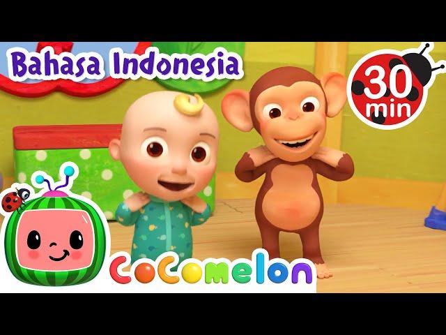 Kepala Pundak Lutut Kaki | CoComelon | Lagu Anak | Moonbug Kids Indonesia | Nursery Rhymes