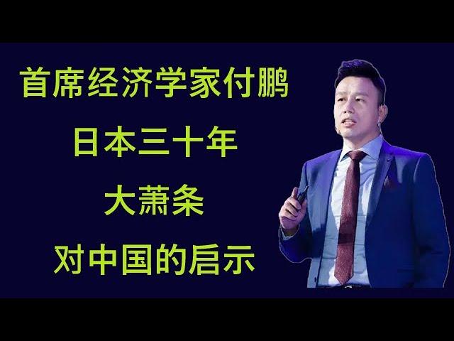 东北证券首席经济学家付鹏：日本三十年大萧条对中国的启示 ｜留存归档 2024年12月29日