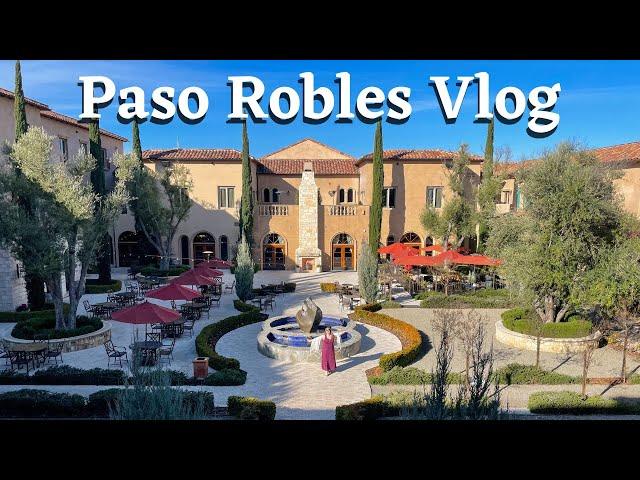 Paso Robles Travel Vlog | Allegretto Vineyard Resort, Justin Vineyards, Sensorio, and More!