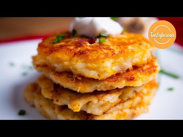 Best Homemade Potato Pancake Recipe | How To Make Potato Pancakes From Mashed Potatoes