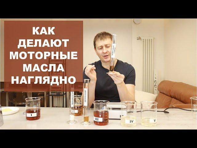 КАК ДЕЛАЮТ МОТОРНЫЕ МАСЛА  НАГЛЯДНО  #anton_mygt #моторноемасло #motoroil #присадки #блендинг
