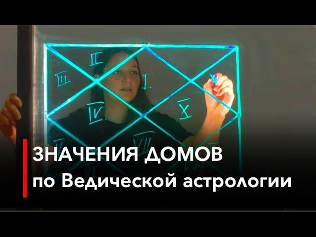 Урок 2. Значения домов. Как читать натальную карту по Ведической астрологии. Джйотиш. Для начинающих