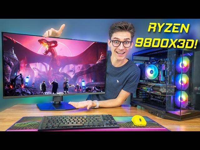 The INSANE 4K Gaming PC Build 2024! - Ryzen 7 9800X3D & RTX 4080 Super w/ Gameplay Benchmarks | AD