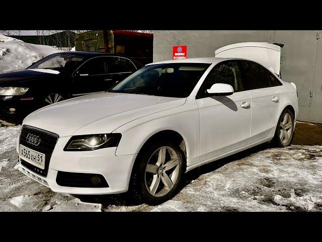 Новый облик Ауди а4. Заезд с  BMW X6.