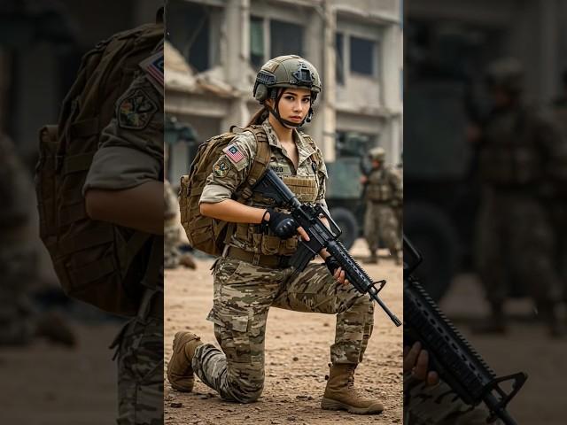 Elite Women Soldier of War #soldier #military #army #specialforces #motivation #inspiration #respect