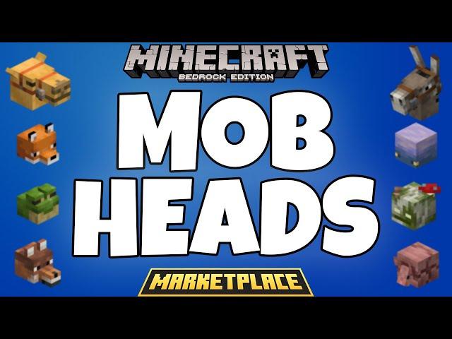 MOB HEADS ADD-ON for Minecraft Bedrock Edition